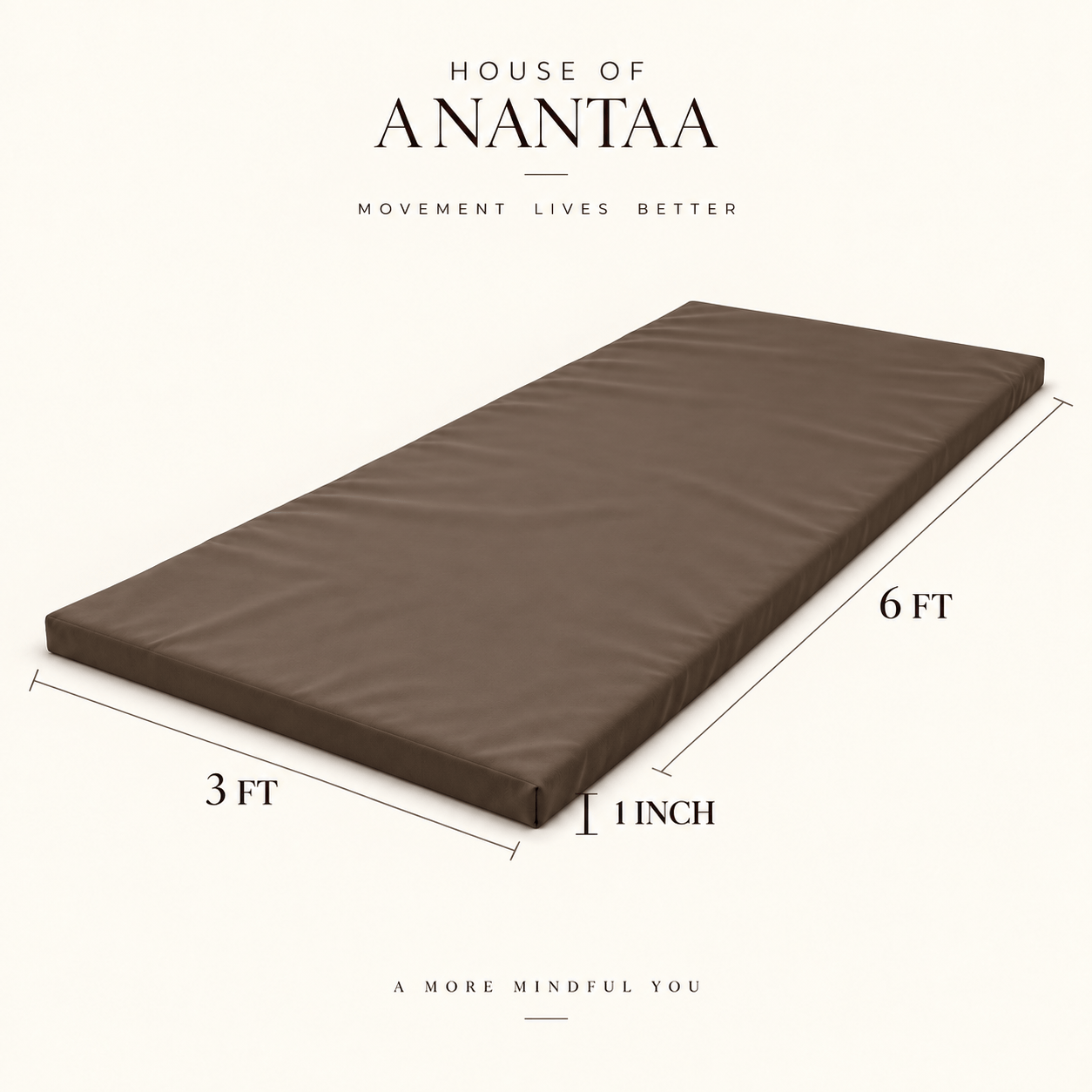 House Of Anantaa Yoga Mat Premium Cushion Yoga Mat